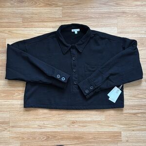 Good American Cropped Polo - Size 2 (M)